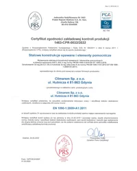 Certyfikat PN EN ISO 1090 (2022) - zdjęcie