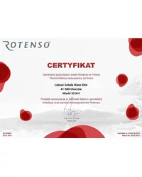 Certyfikat ROTENSO - zdjęcie