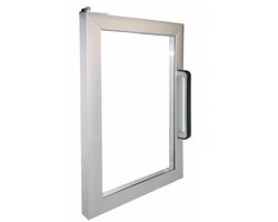 Drzwi uchylne w ramie aluminiowej DF-PAC - zdjęcie