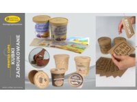 📦 Kubki kartonowe z przykrywką z indywidualnym zadrukiem - zdjęcie