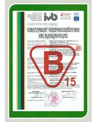 Certyfikat Bezpieczeństwa Nr B/02/008/12 (2012) - zdjęcie