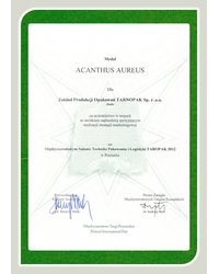 Medal Acanthus Aureus (2012) - zdjęcie