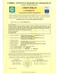 Certyfikat UN/16/827/15 (2015) - zdjęcie