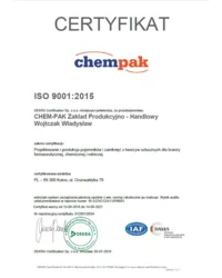 Certyfikat ISO 9001:2015 - zdjęcie