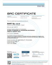  Certyfikat Standardu BRC - zdjęcie