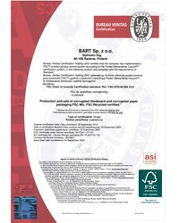 Certyfikat Standardu FSC - zdjęcie