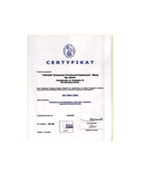 Certyfikat SZJ ISO 9001:2000 - zdjęcie
