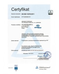 Certyfikat EN ISO 15378:2011 (2014) - zdjęcie