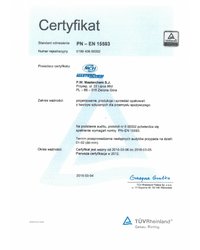 Certyfikaty ISO 15593 (2015) - zdjęcie