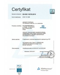 Certyfikat EN ISO 15378:2015 (2017) - zdjęcie
