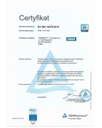 Certyfikat ISO 15378:2015 - zdjęcie