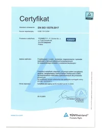 Certyfikat ISO 15378:2017 PL  - zdjęcie