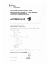 Certyfikat DAkkS - zdjęcie