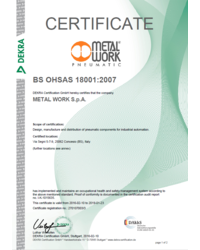 Certyfikat BS OHSAS 18001:2007 - zdjęcie