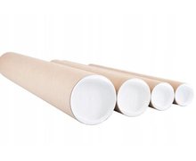 Zaślepki / zatyczki do tub papierowych fi 125 + grip / uchwyt - zdjęcie
