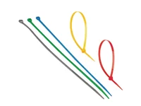 Standardowe opaski kablowe - zamykane, nylonowe, kolorowe - zdjęcie