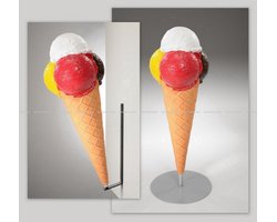 Makiety reklamowe lodów - figura lodów kulkowych 3DFORM - zdjęcie