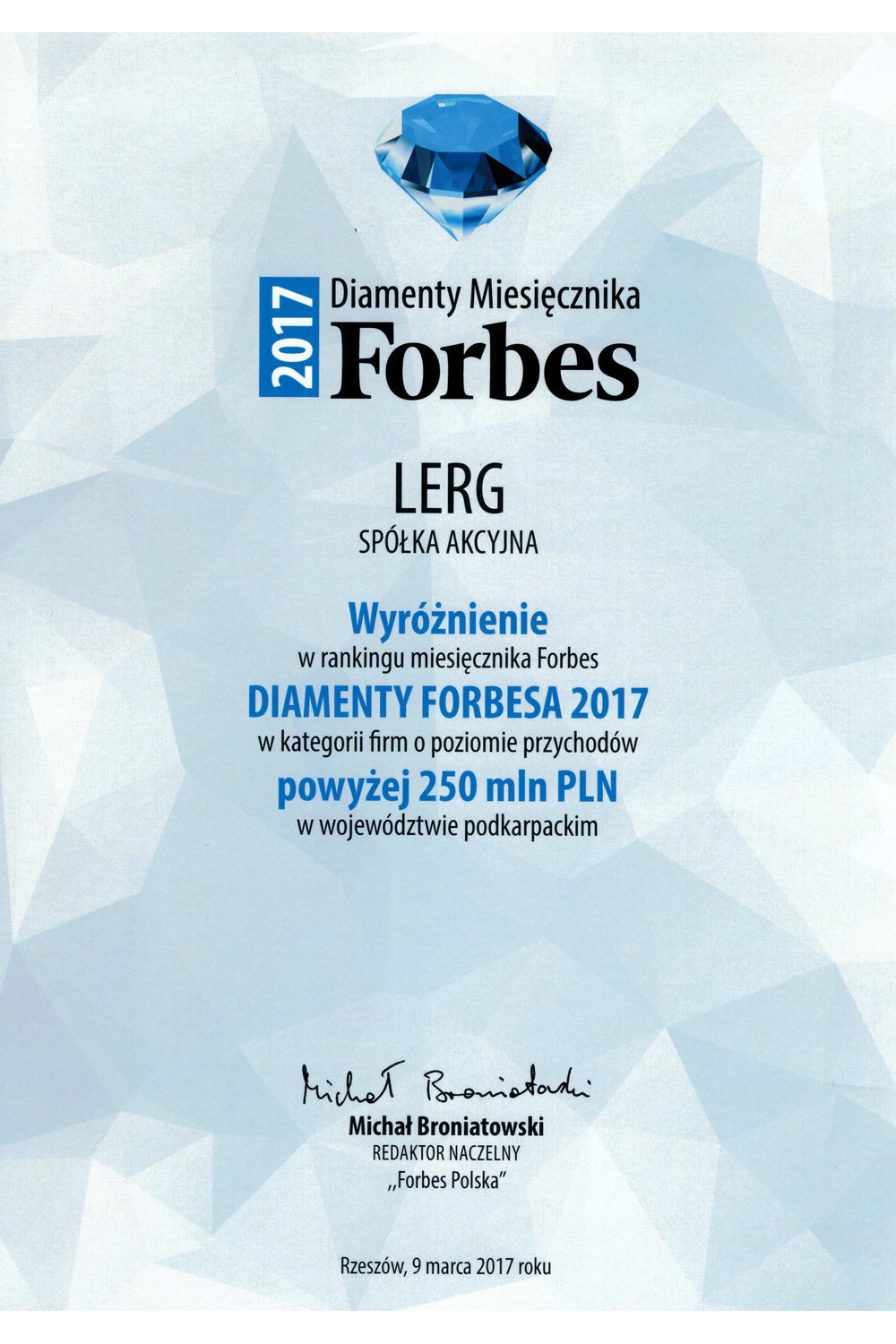 Diamenty Forbesa 2017 - zdjęcie