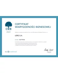  Certyfikat Wiarygodności Biznesowej 2022 - zdjęcie