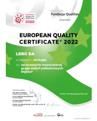 European Quality Certificate 2022 - zdjęcie