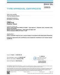  Certyfikat DNV-GL - Żywice Estromal 11.LM - zdjęcie