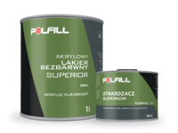 Akrylowy lakier bezbarwny Superior 2K HS 2:1 Polfill® - zdjęcie