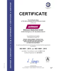 Certyfikat ISO 9001:2015 i ISO 14001:2015 (2023) - zdjęcie
