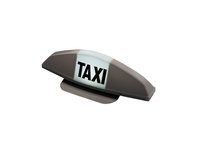 Lampa taxi dzielona - Trapez - zdjęcie