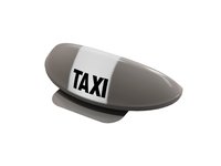 Lampa taxi dzielona - Banan XL - zdjęcie