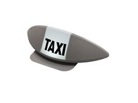 Lampa taxi dzielona - Gondola - zdjęcie