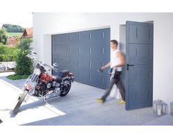 Drzwi garażowe o konstrukcji aluminiowej g60 Trend - zdjęcie