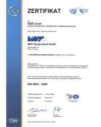 Certyfikat ISO 9001 : 2008 - zdjęcie