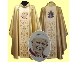 Ornat z wizerunkiem Jana Pawła II ( O - 113 ) - zdjęcie