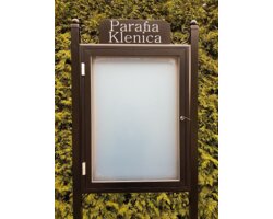 Gablota kościelna w wersji wolnostojącej - zdjęcie