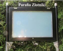 Gablota wolno stojąca malowana - zdjęcie