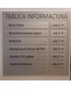 Tablice informacyjne panelowe