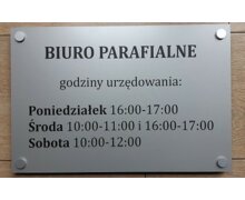 Tabliczki przydrzwiowe - zdjęcie