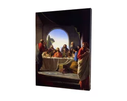 Ostatnia Wieczerza - obraz religijny na płótnie - zdjęcie