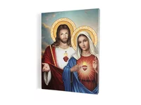 Obraz na płótnie Serce Jezusa i Serce Maryi - zdjęcie