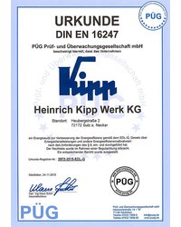 Certyfikat DIN EN 16247 - zdjęcie