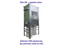 Filtr EK-24/Odciąg trocin o wydajności 6500m³/h worki tekstylne - teraz 10% taniej - zdjęcie