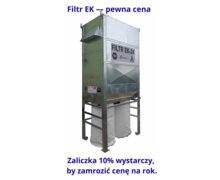 Filtr EK-24/Odciąg trocin o wydajności 6500m³/h worki tekstylne - teraz 10% taniej - zdjęcie