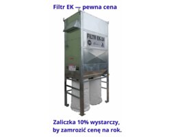 Filtr EK-24/Odciąg trocin o wydajności 6500m³/h worki tekstylne - teraz 10% taniej - zdjęcie