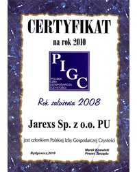 Certyfikat PIGC - zdjęcie