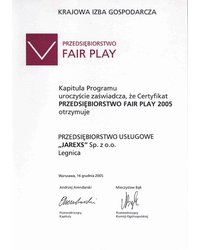 Przedsiębiorstwo Fair Play 2005 - zdjęcie