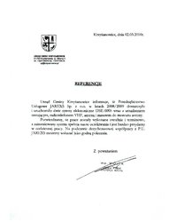 Referencje - Urząd Gminy Krzyżanowice - zdjęcie