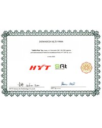 Certyfikat HYT i SRT Sp. z o.o. - zdjęcie