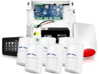 System alarmowy Ropam NeoGSM-IP z 6 czujkami ruchu Bosch, panelem TPR-4BS i sygnalizatorem SPL-5010 - zdjęcie