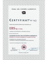 Certyfikat PISA - zdjęcie