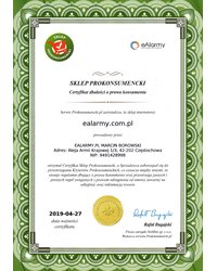 Certyfikat Sklep Prokonsumencki - zdjęcie
